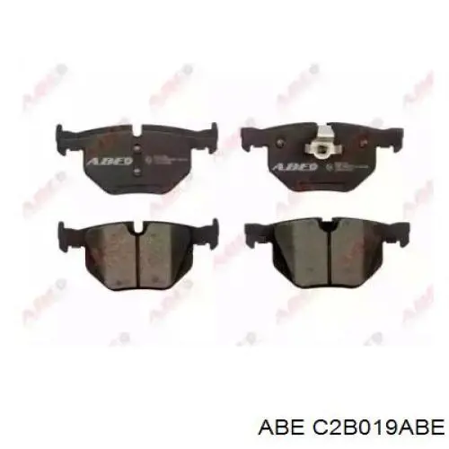 Купить C2B019ABE ABE Колодки тормозные задние, дисковые
