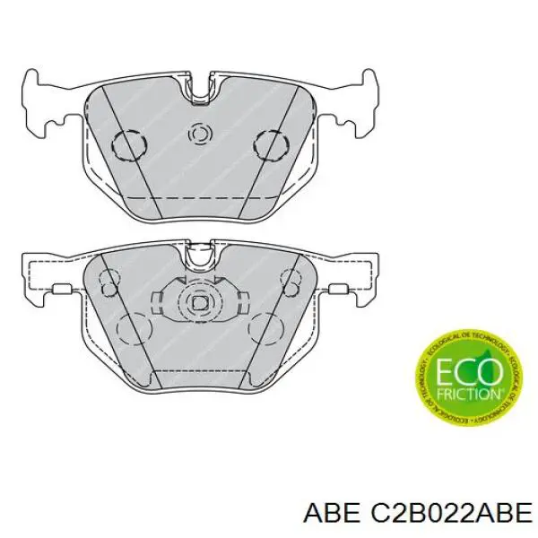 Колодки дисковые  ABE C2B022ABE цена, от 22.22 USD