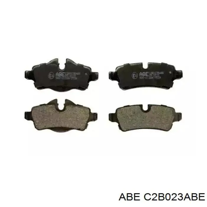 C2B023ABE ABE задние тормозные колодки