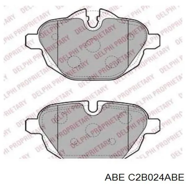 Колодки дисковые  ABE C2B024ABE цена, от 23.59 USD