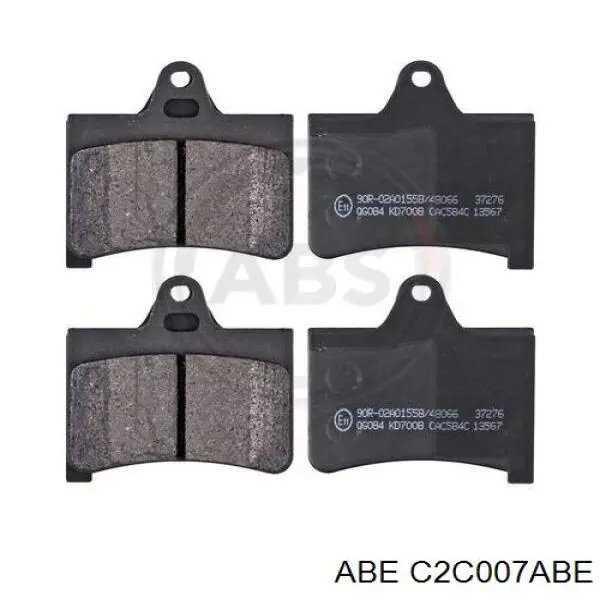 Купить C2C007ABE ABE Колодки тормозные задние, дисковые