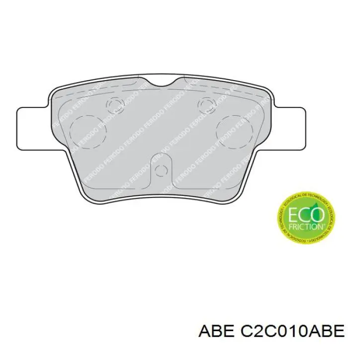 Колодки дисковые  ABE C2C010ABE цена, от 13.94 USD