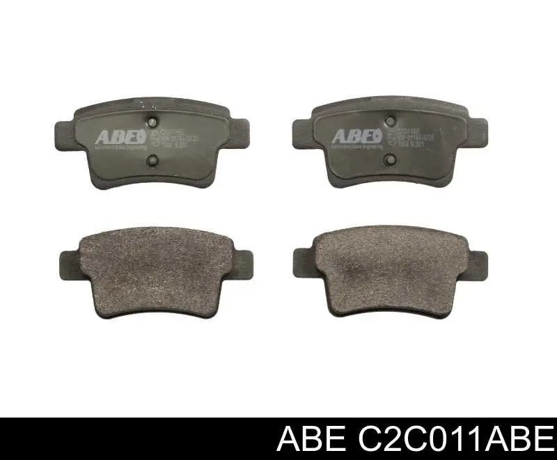 Compre C2C011ABE ABE Sapatas do freio traseiras de disco