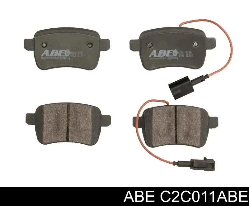 Задние тормозные колодки C2C011ABE ABE