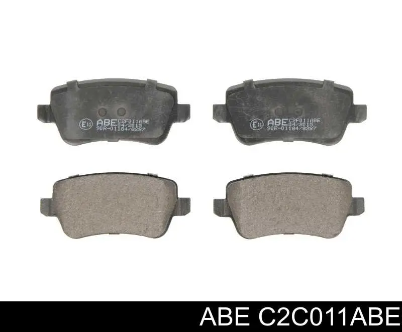 Купить C2C011ABE ABE Колодки тормозные задние, дисковые