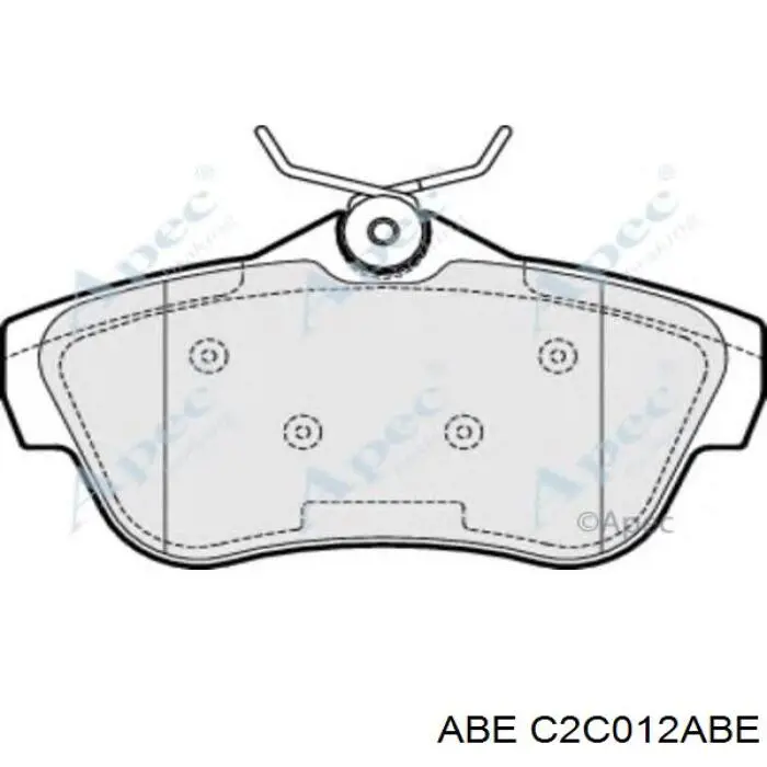 Колодки дисковые  ABE C2C012ABE цена, от 19.00 USD