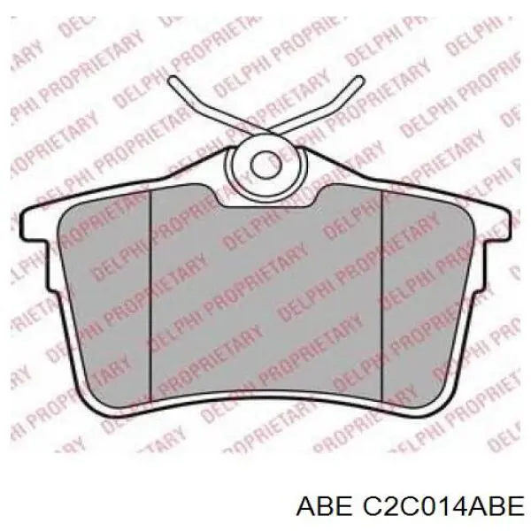 Задние тормозные колодки C2C014ABE ABE