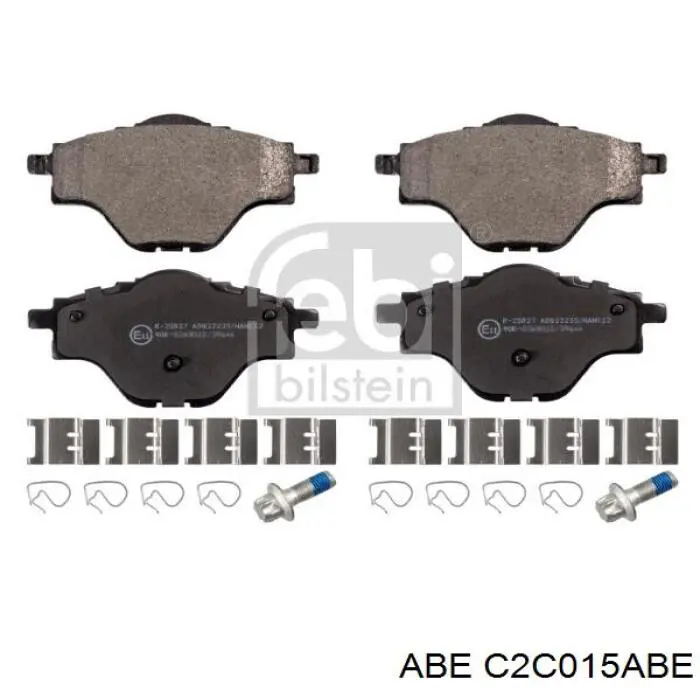 C2C015ABE ABE Колодки тормозные дисковые комплект