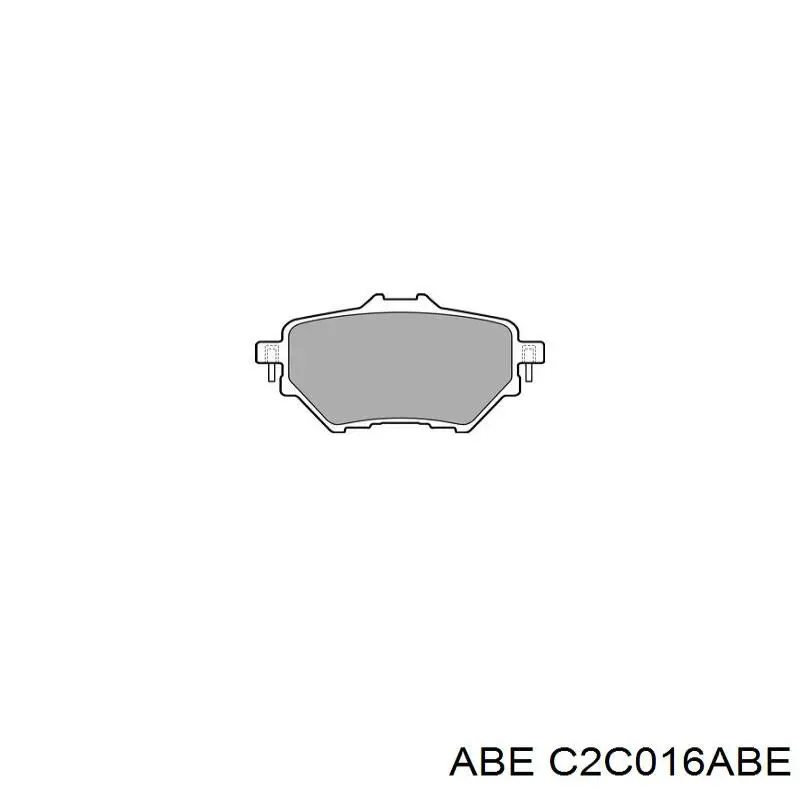 Купить C2C016ABE ABE Колодки тормозные задние, дисковые
