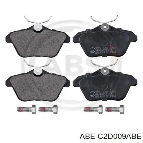 Купить C2D009ABE ABE Колодки тормозные задние, дисковые