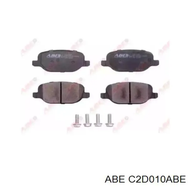 C2D010ABE ABE колодки тормозные задние дисковые