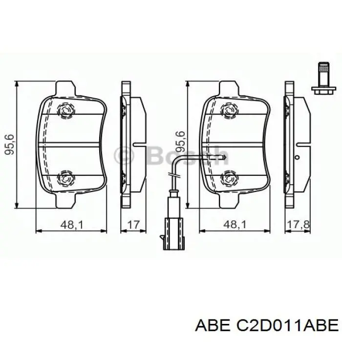 Задние тормозные колодки PRP15573M Protechnic