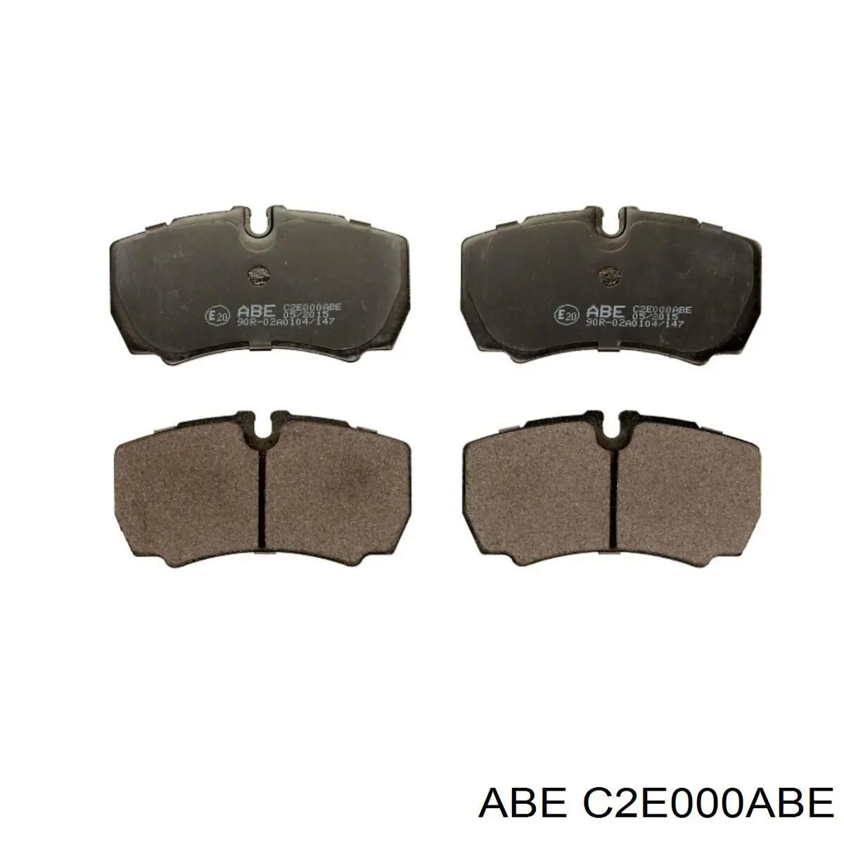 Колодки гальмові задні, дискові C2E000ABE ABE