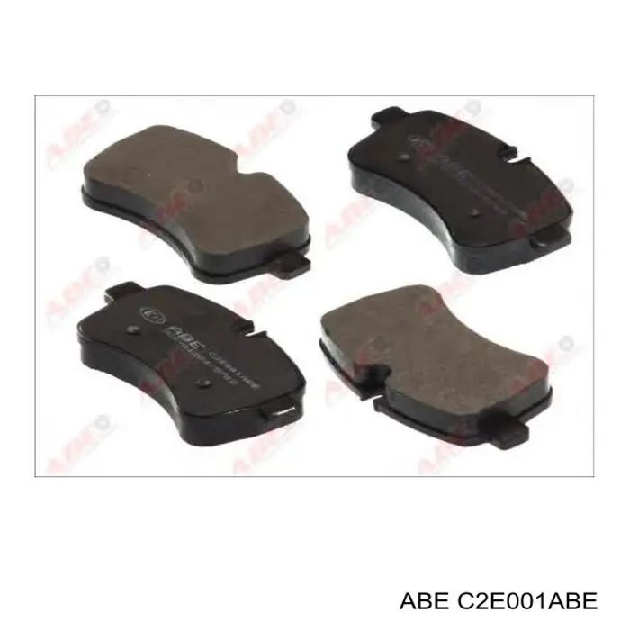Купить C2E001ABE ABE Колодки тормозные задние, дисковые