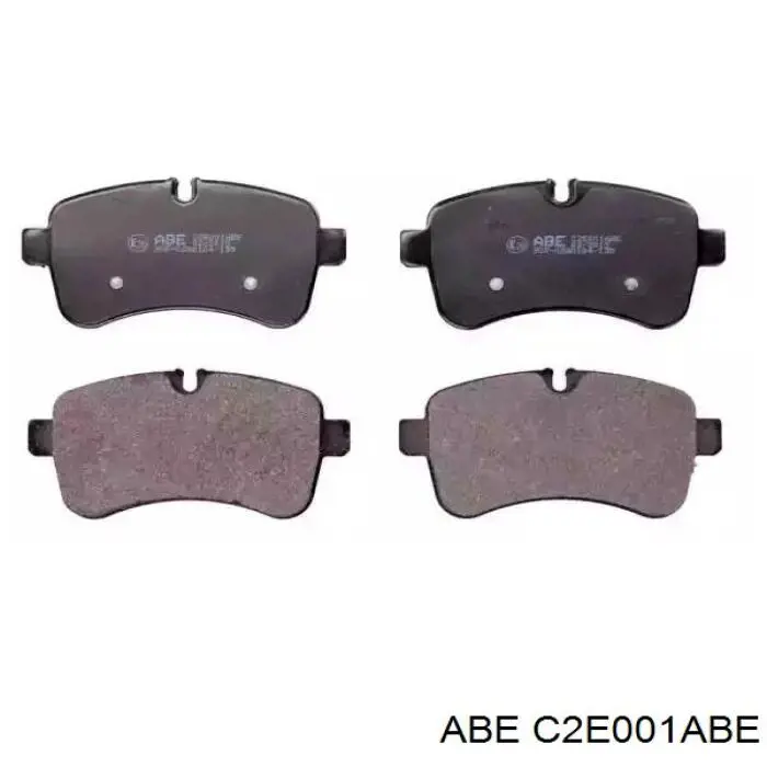 C2E001ABE ABE Колодки тормозные дисковые комплект