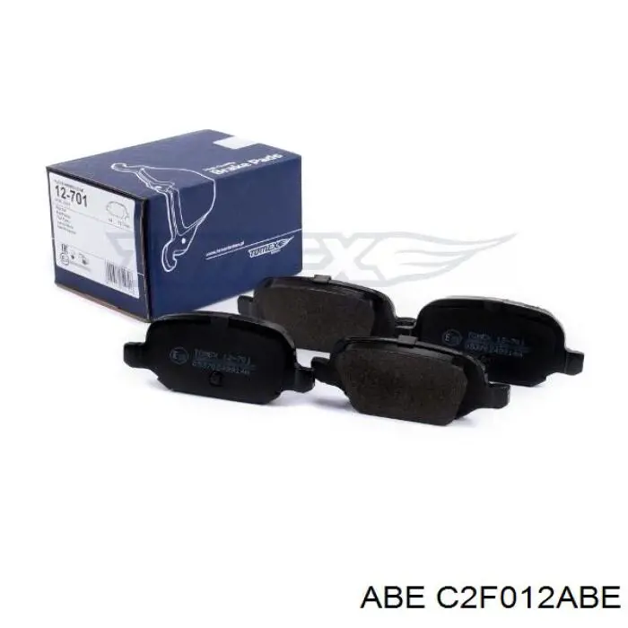 Задние тормозные колодки C2F012ABE ABE