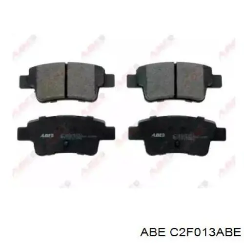 Задние тормозные колодки C2F013ABE ABE