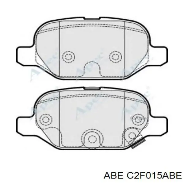 Задние тормозные колодки C2F015ABE ABE