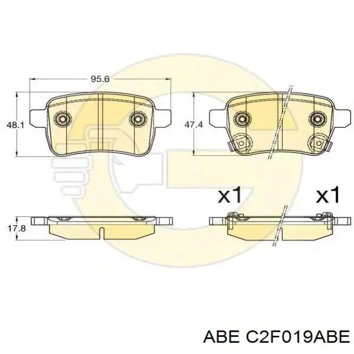 BP12693 Optimal Колодки тормозные дисковые комплект