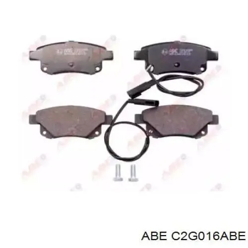 C2G016ABE ABE Колодки тормозные дисковые комплект