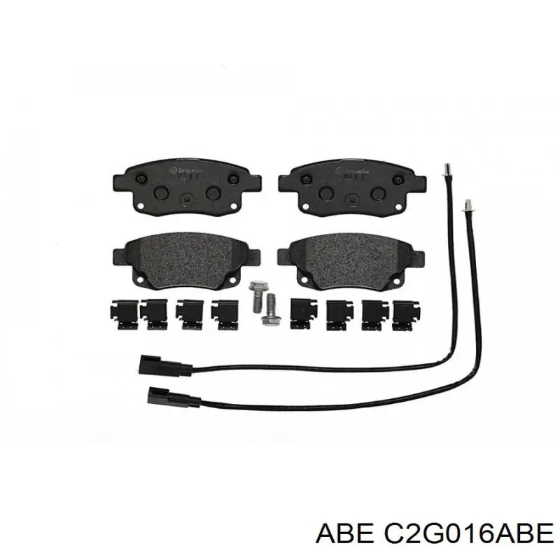 Задние тормозные колодки C2G016ABE ABE