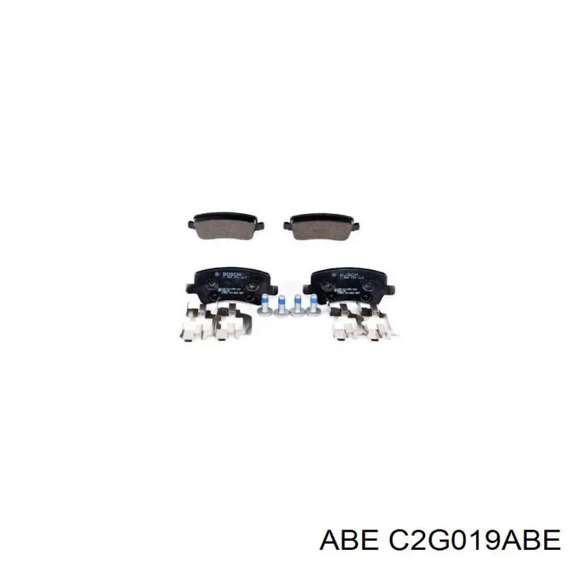 Колодки дисковые  ABE C2G019ABE цена, от 18.76 USD