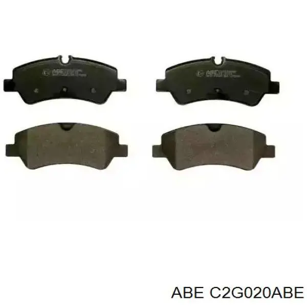 C2G020ABE ABE колодки тормозные задние дисковые