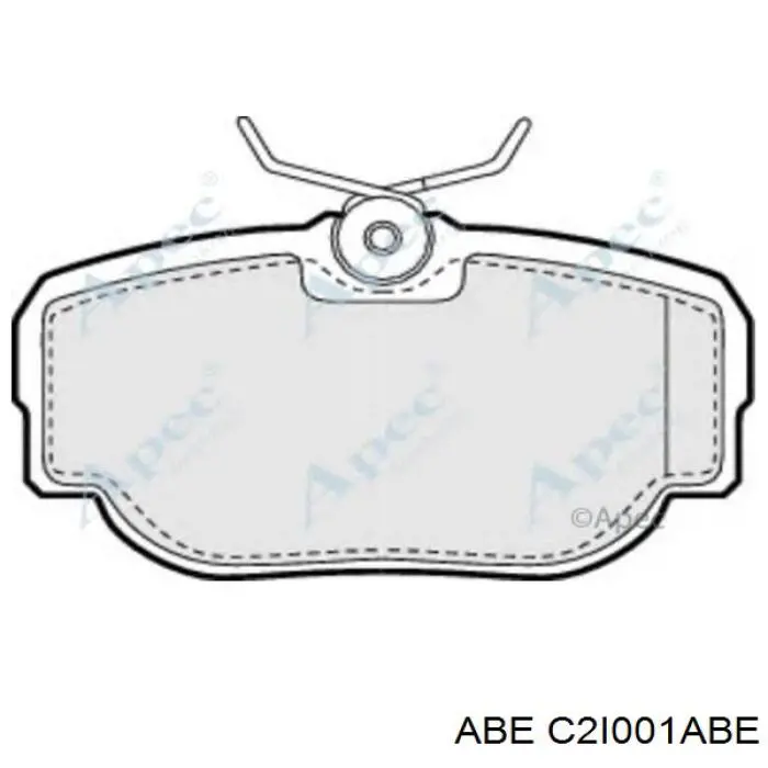 Задние тормозные колодки C2I001ABE ABE