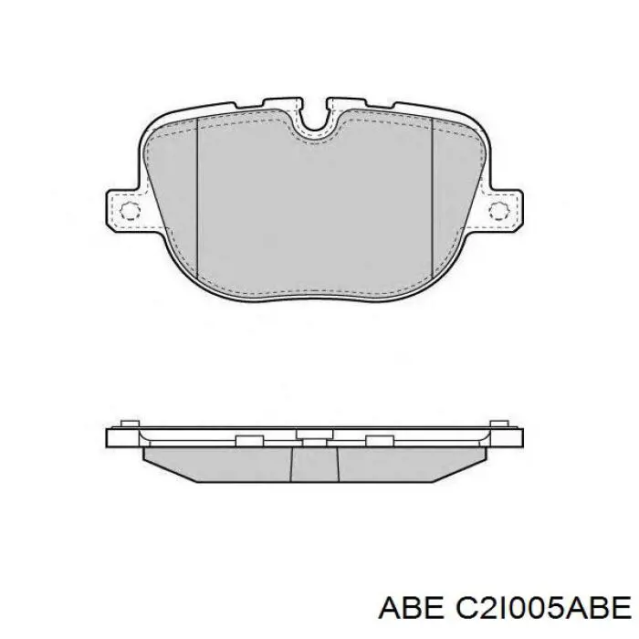 Задние дисковые колодки ABE C2I005ABE