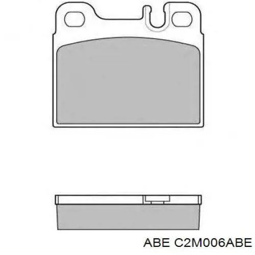 Задние тормозные колодки C2M006ABE ABE