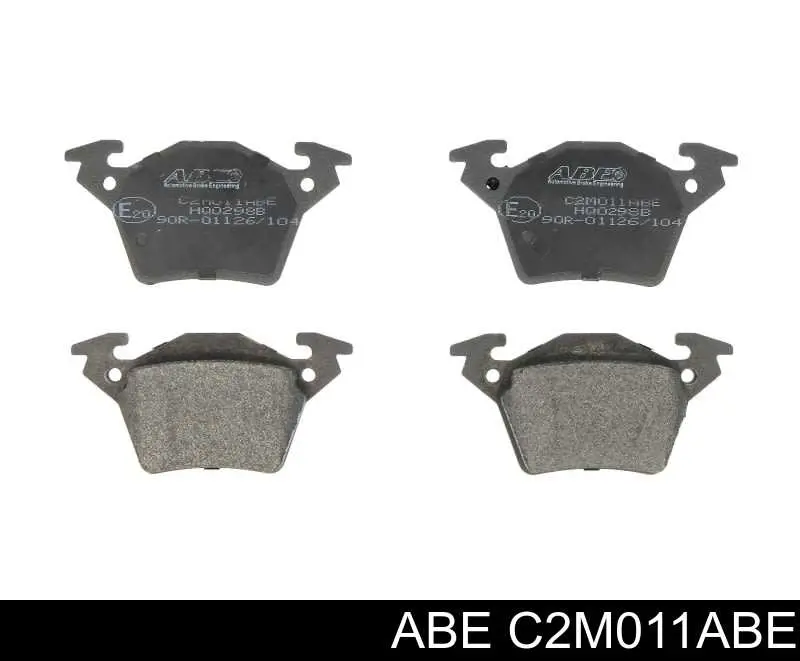 Купить C2M011ABE ABE Колодки тормозные задние, дисковые