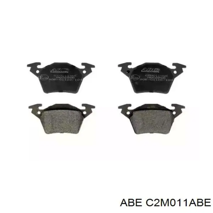Задние тормозные колодки C2M011ABE ABE