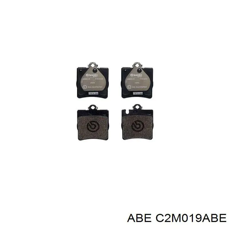 Задние тормозные колодки C2M019ABE ABE