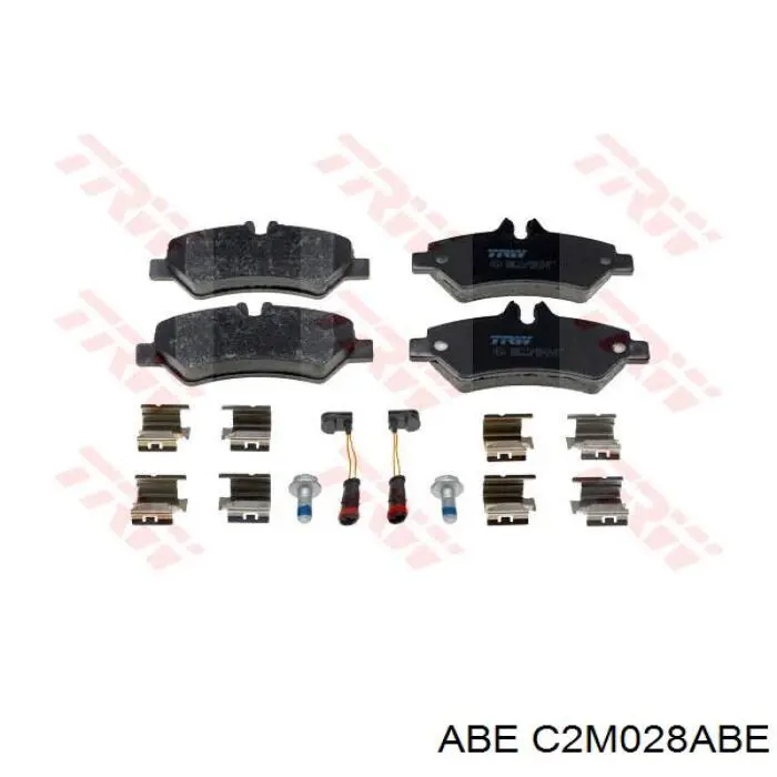 Задние тормозные колодки C2M028ABE ABE