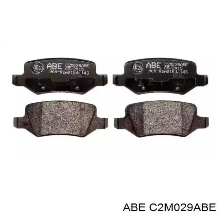 C2M029ABE ABE колодки тормозные задние дисковые