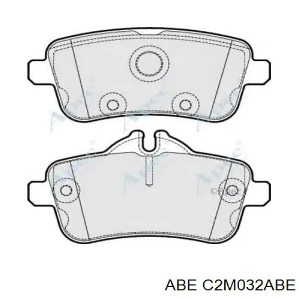 Купить C2M032ABE ABE Колодки тормозные задние, дисковые