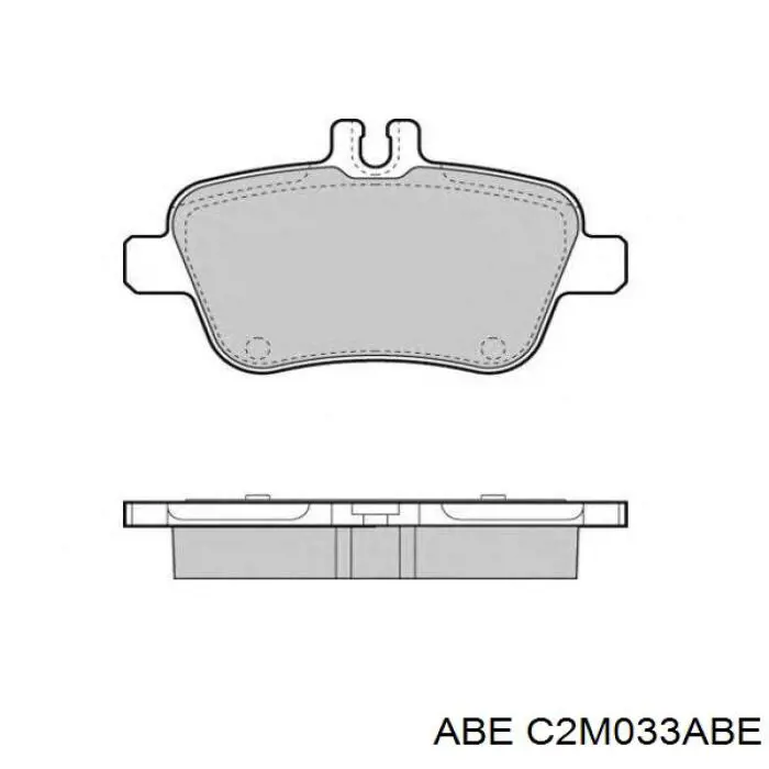 Задние дисковые колодки ABE C2M033ABE