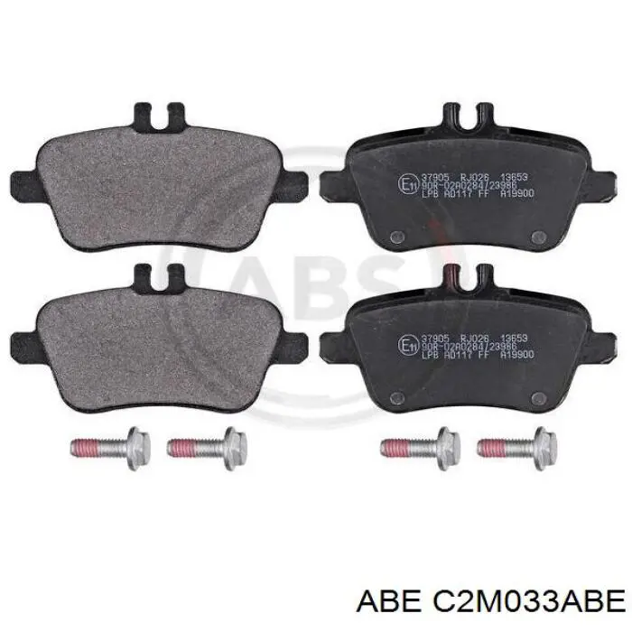 Купить C2M033ABE ABE Колодки тормозные задние, дисковые