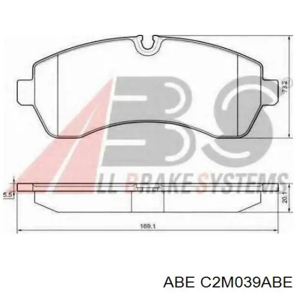 Колодки тормозные задние дисковые на Mercedes Sprinter 4-t 