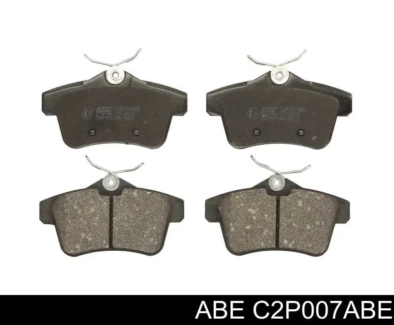C2P007ABE ABE Колодки тормозные дисковые комплект