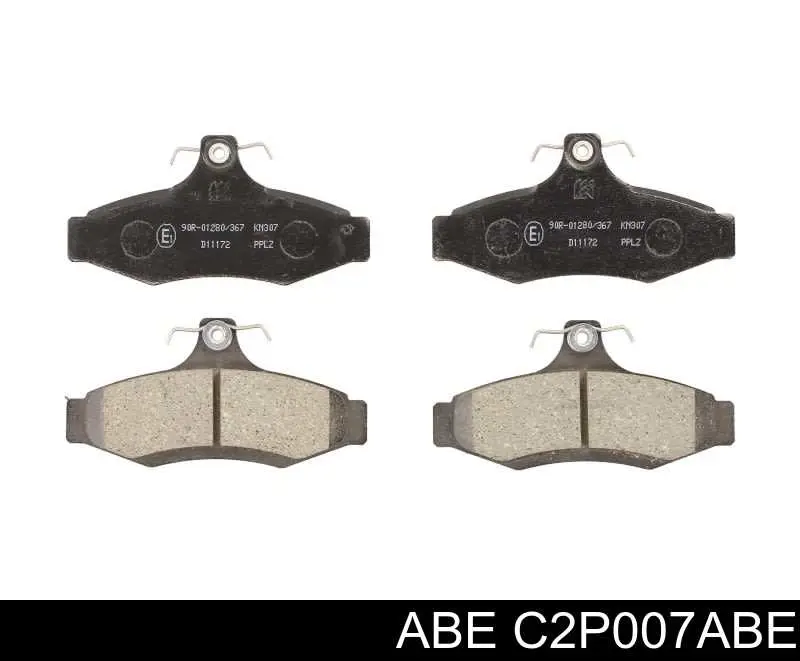 Купить C2P007ABE ABE Колодки тормозные задние, дисковые