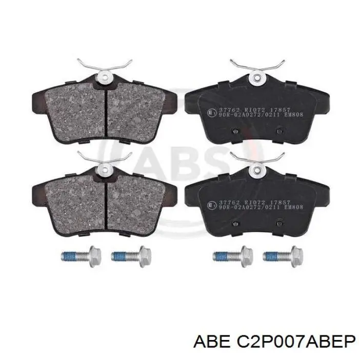 C2P007ABEP ABE Колодки тормозные дисковые комплект