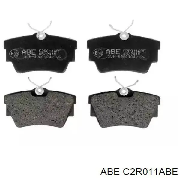 Задние тормозные колодки C2R011ABE ABE