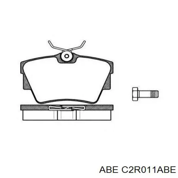 Задние дисковые колодки ABE C2R011ABE