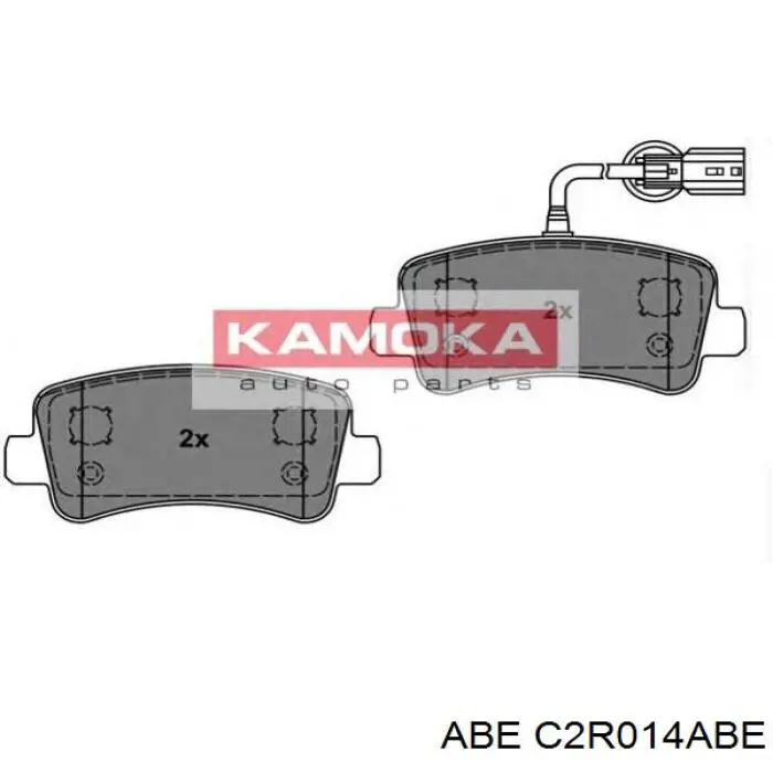 Задние тормозные колодки C2R014ABE ABE
