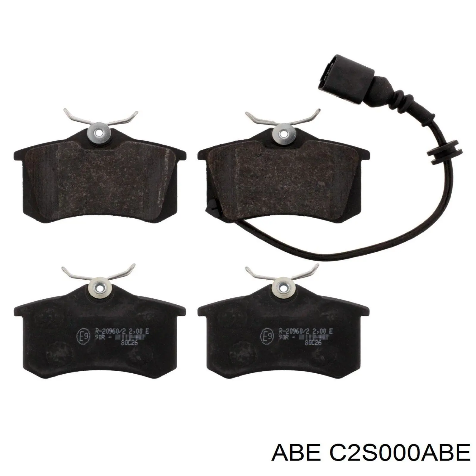 Колодки дисковые  ABE C2S000ABE цена, от 16.74 USD