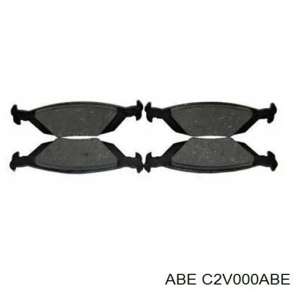 Колодки гальмові задні, дискові C2V000ABE ABE