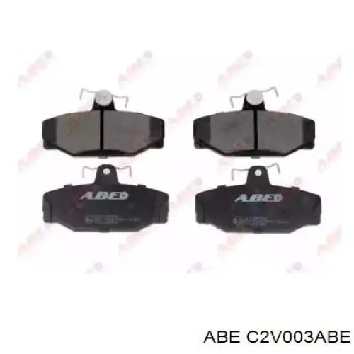 C2V003ABE ABE колодки тормозные задние дисковые