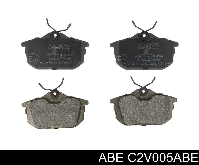 Купить C2V005ABE ABE Колодки тормозные задние, дисковые