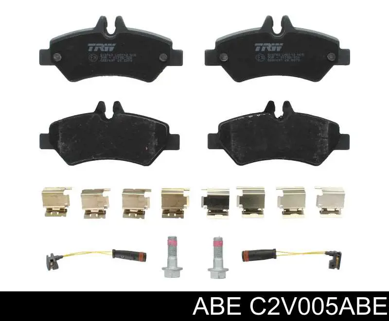 Задние тормозные колодки C2V005ABE ABE